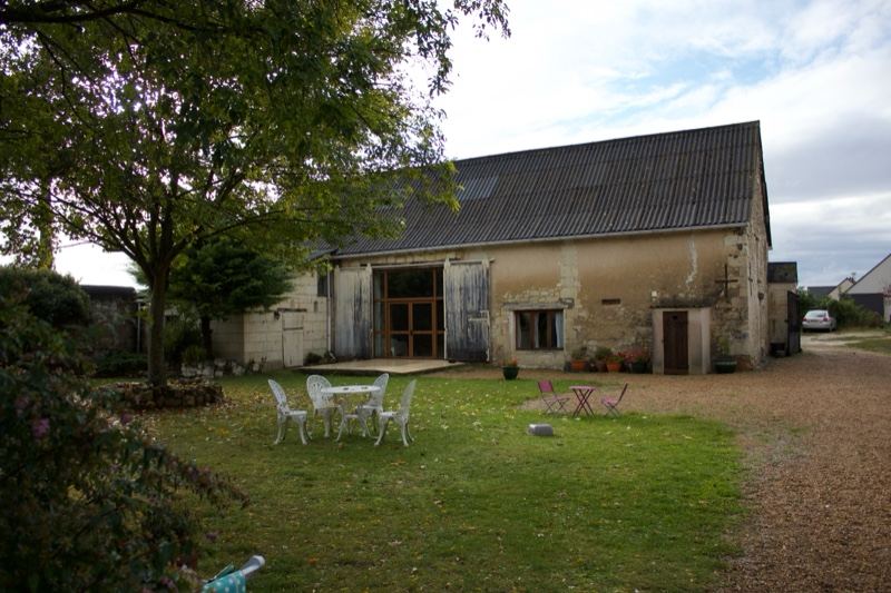 Old Barn Courtyard in Rural Setting