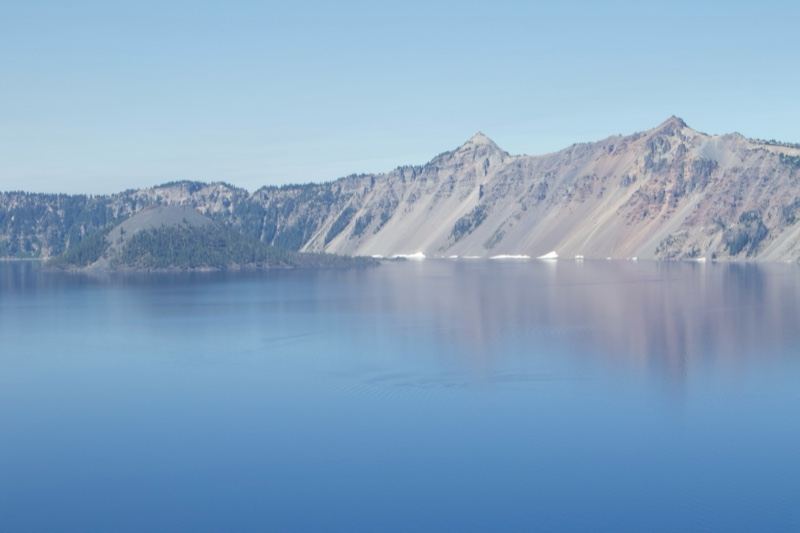 Crater Lake Caldera Reflection