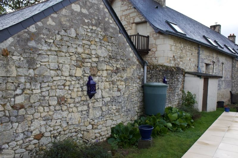 Rustic Stone House Garden Courtyard