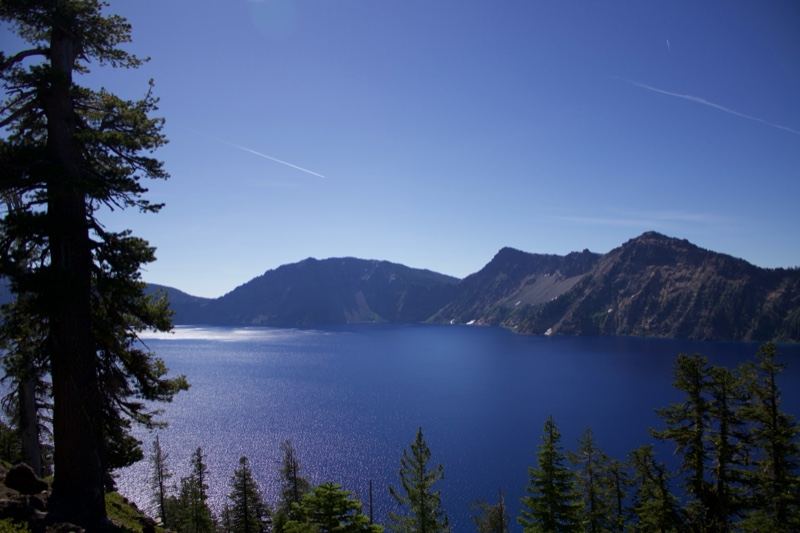 Crater Lake Overlook View