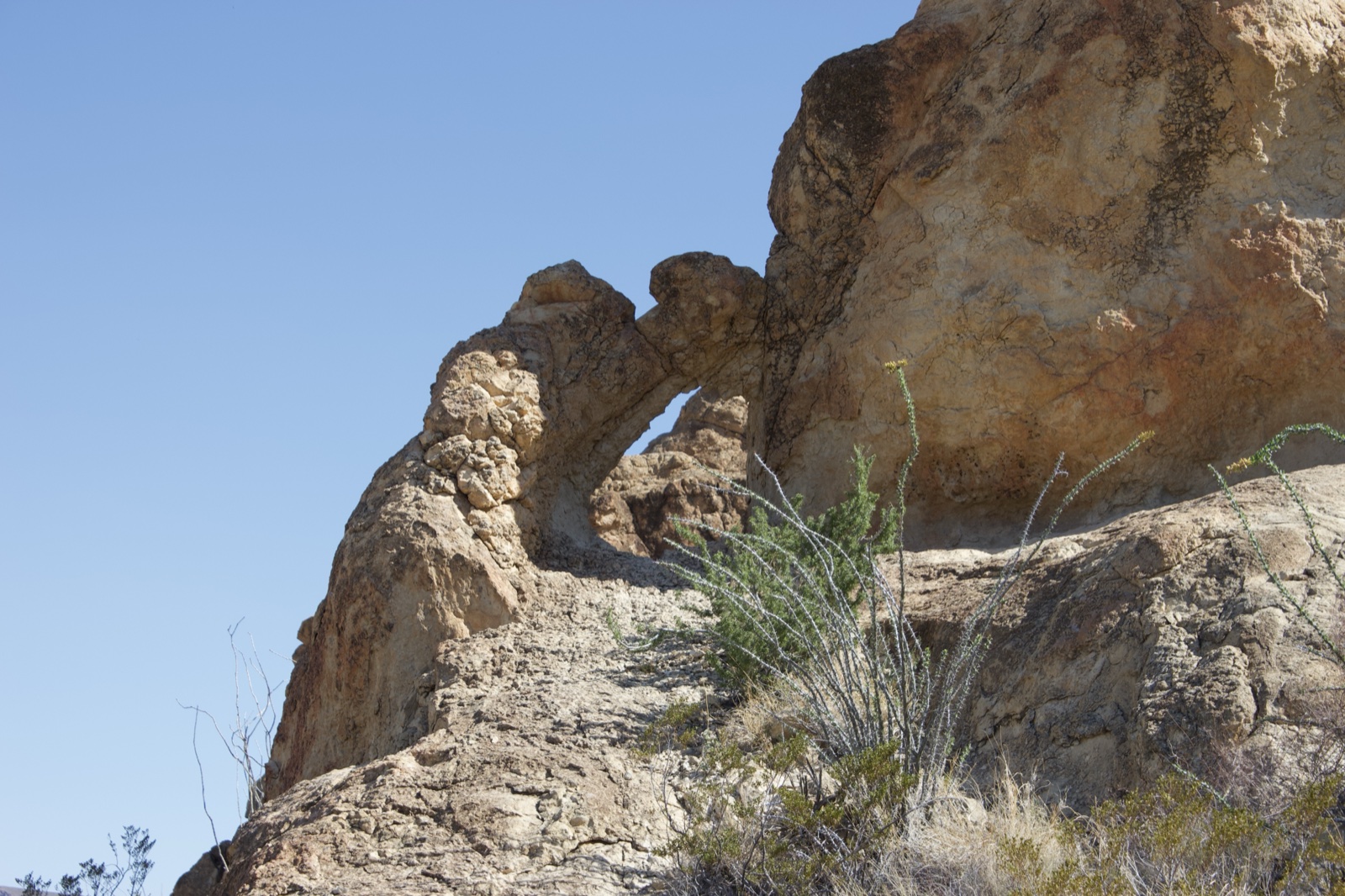 Natural Rock Arch in Desert