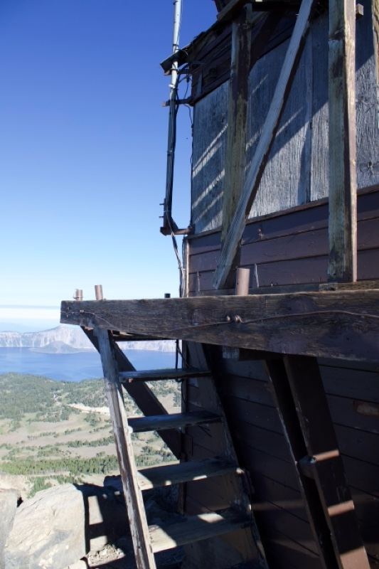 Mountain Fire Lookout Platform