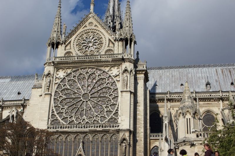 Notre Dame Cathedral Facade Rose Window