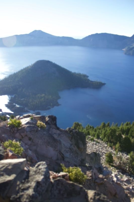 Crater Lake Wizard Island View