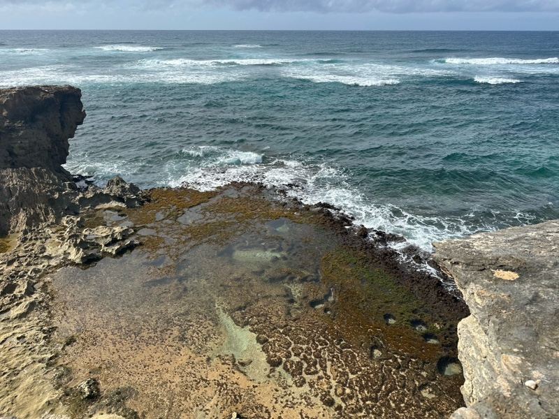 Rocky Coastal Tidal Pool Ocean View
