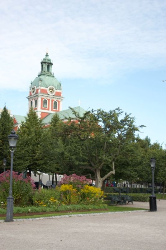 Cathedral Tower Over Park Plaza
