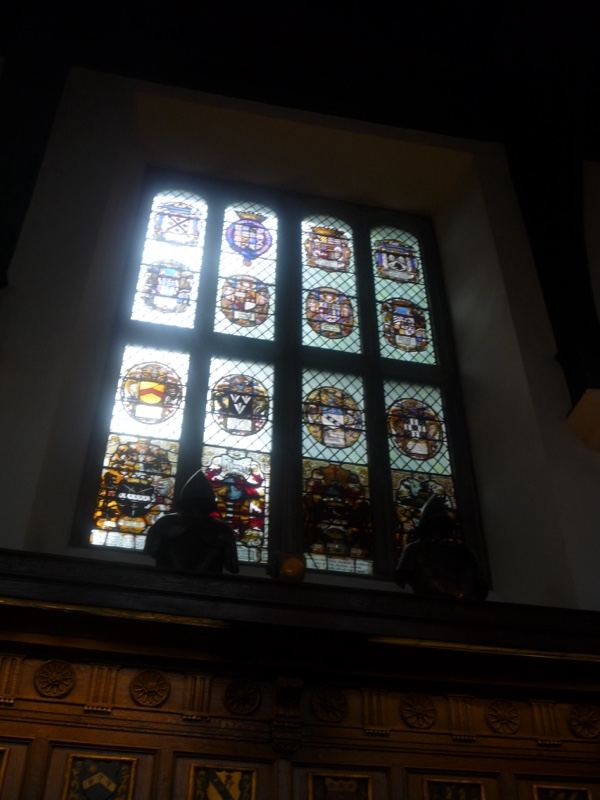 Stained Glass Heraldic Window Interior