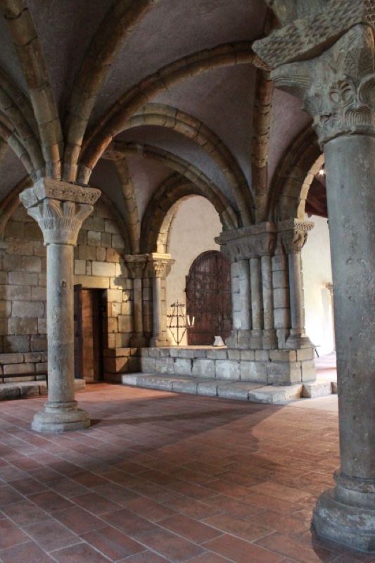 Gothic Vaulted Cloister Interior