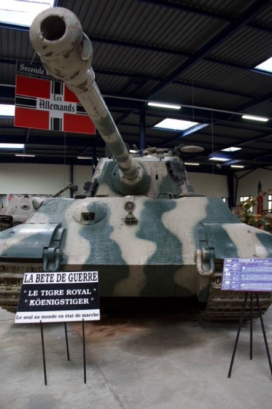 German King Tiger Tank Museum Display