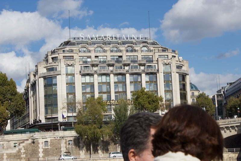 Paris building along Seine river