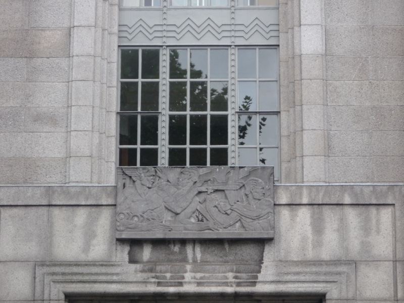Art Deco Building Facade Detail