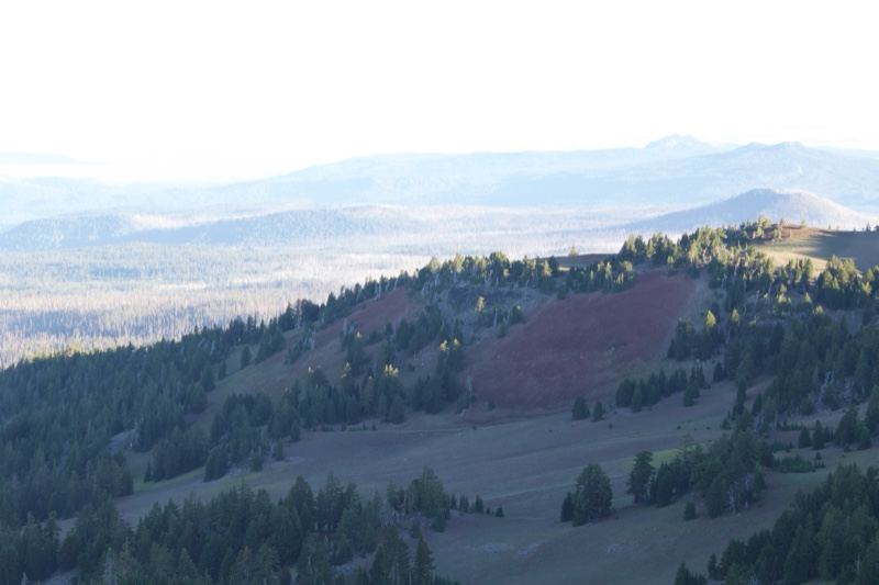 Forested Hills Over Distant Valley