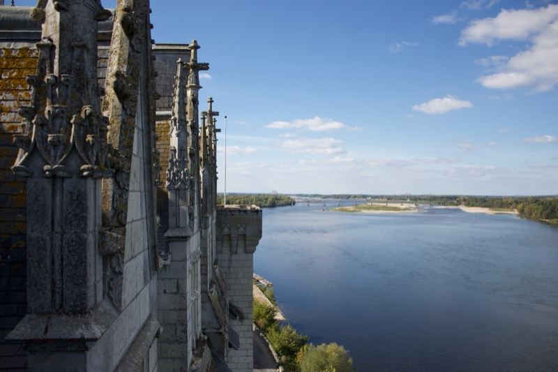 Castle View Over Wide River