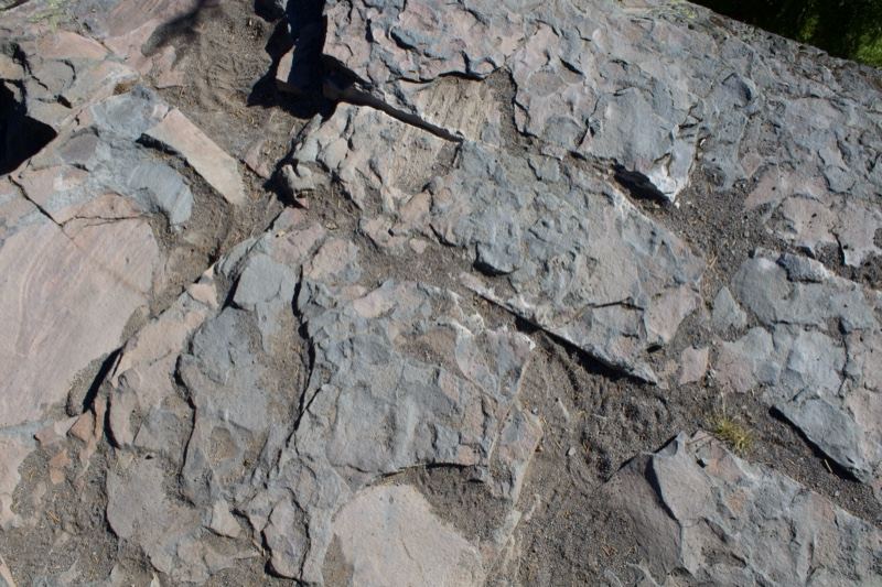 Weathered Rock Surface Texture Close-up