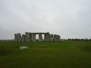 Stonehenge Megalithic Monument Overcast Day