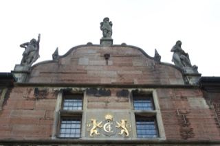 Historic Brick Building Facade Detail