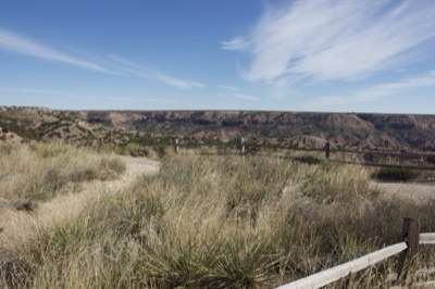 Canyon Overlook Grassland View