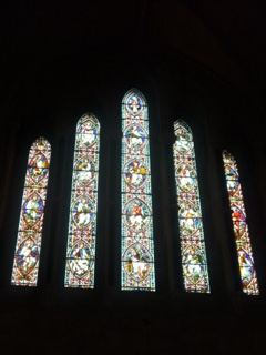 Colorful Stained Glass Church Windows
