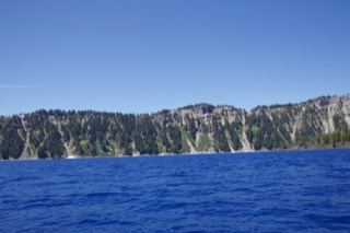 Crater Lake Caldera Wall View