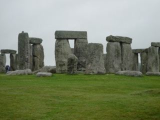 Stonehenge Megalithic Monument Overcast Day