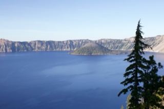 Crater Lake with Wizard Island View