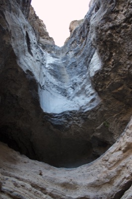 Narrow Canyon Gorge Looking Upward