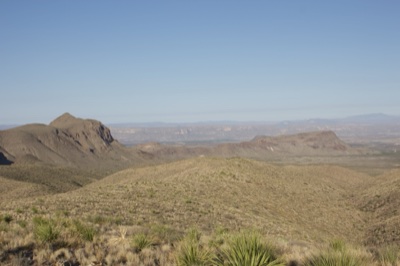 Arid Desert Mountain Landscape View