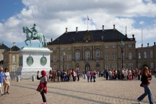 Amalienborg Palace Courtyard Copenhagen