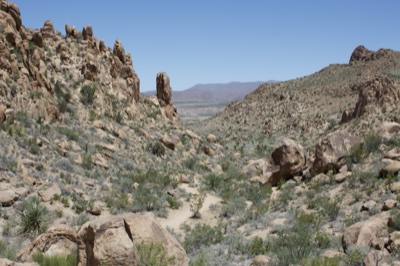 Arid Desert Canyon Rocky Landscape