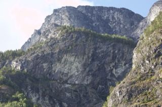 Rugged Mountain Cliff Face