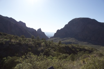Sunlit Desert Canyon Mountain View