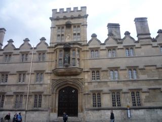 Brasenose College Oxford Gothic Facade