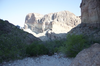 Desert Canyon With Rocky Cliffs