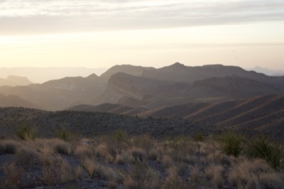 Desert Mountains at Golden Hour