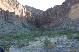 Desert Canyon With Rocky Cliffs