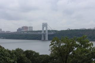 George Washington Bridge over Hudson River