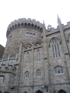 Dublin Castle Stone Tower Exterior