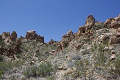 Arid Rocky Desert Canyon Landscape