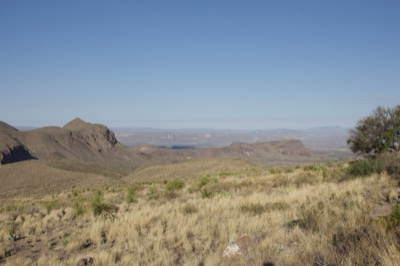 Arid Desert Mountain Landscape View