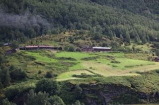 Rural Valley Farmstead Amid Forest