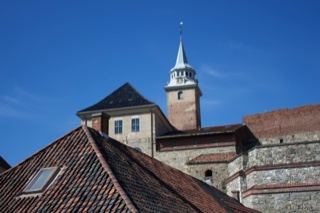 Akershus Fortress Tower Oslo Rooftops