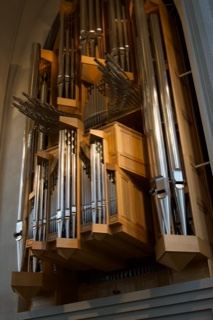 Pipe Organ Interior Close Up