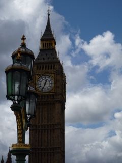 Big Ben Tower Under Cloudy Sky