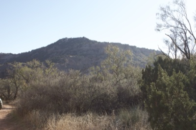 Arid Hill with Scrub Vegetation