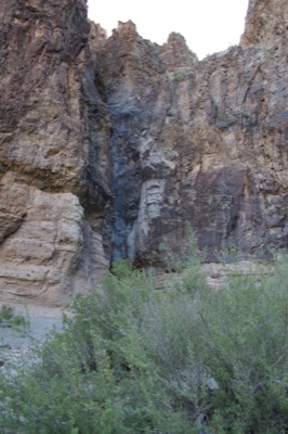 Desert Canyon With Rocky Cliffs