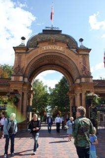 Tivoli Gardens Entrance Arch Copenhagen