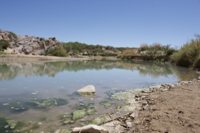 Desert Water Pool Reflection