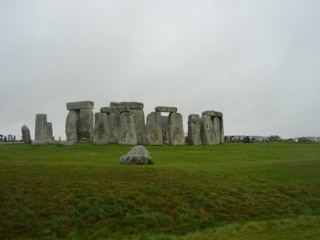 Stonehenge Megalithic Circle Overcast Day