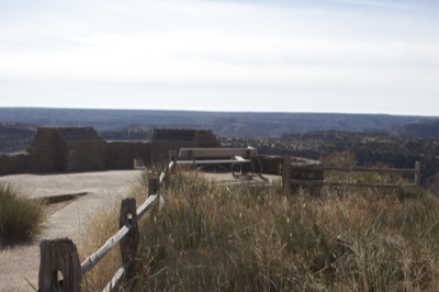 Desert Canyon Overlook With Picnic Area