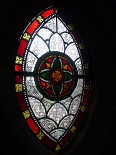 Gothic Lancet Stained Glass Window